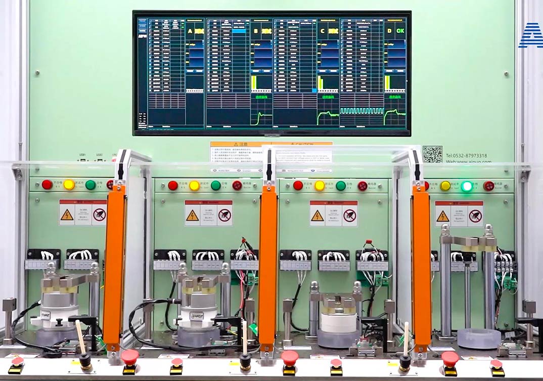 空調(diào)風(fēng)扇無刷電機負(fù)載測試系統(tǒng)應(yīng)用現(xiàn)場